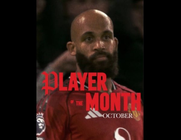 3球1助功 带队3连胜!曼联官方:姆伯莫当选10月队内最佳球员 3球1助功 带队3连胜!曼联官方:姆伯莫当选10月队内最佳球员